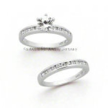 Sterling Silver Jewelry Fashion Couple Ring (R7052)